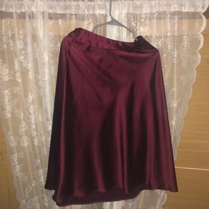 Maroon skirt